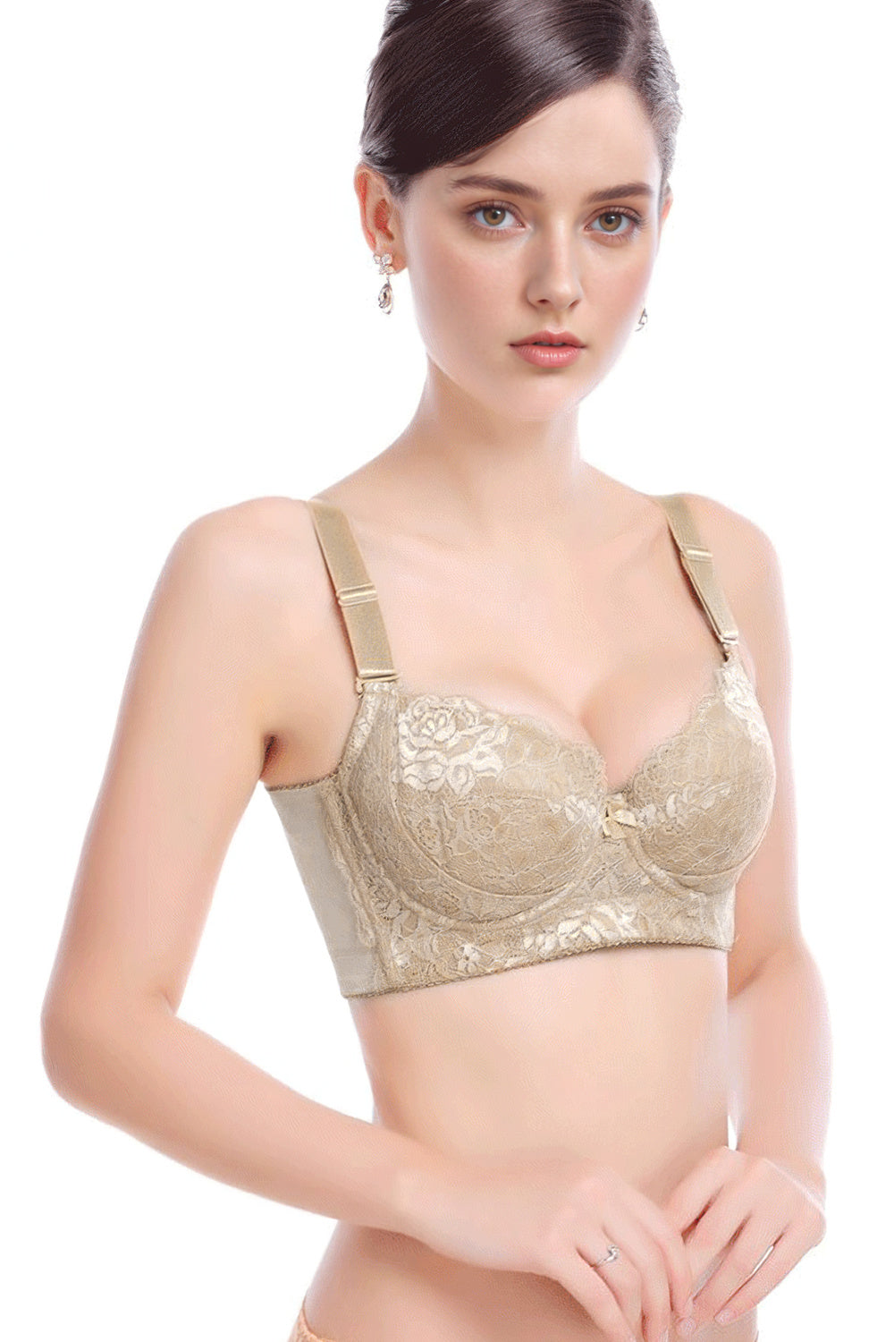 Women Lace Push-up Brassiere, WO0074