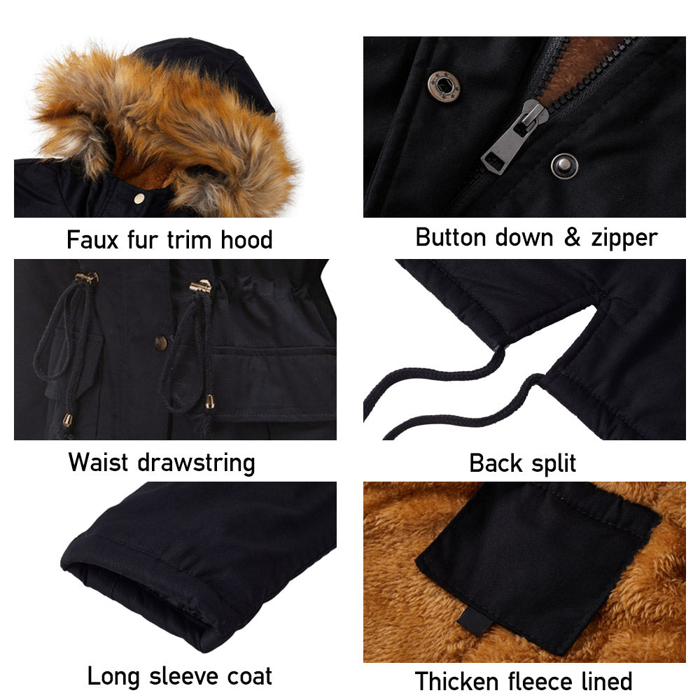 Winter Casual Zip-up Coat Jacket