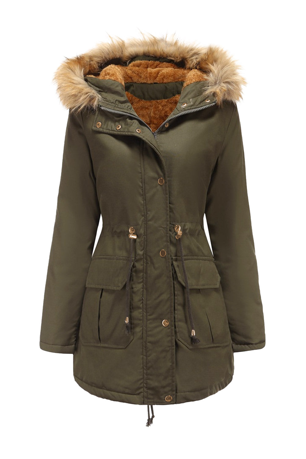 Winter Casual Zip-up Coat Jacket