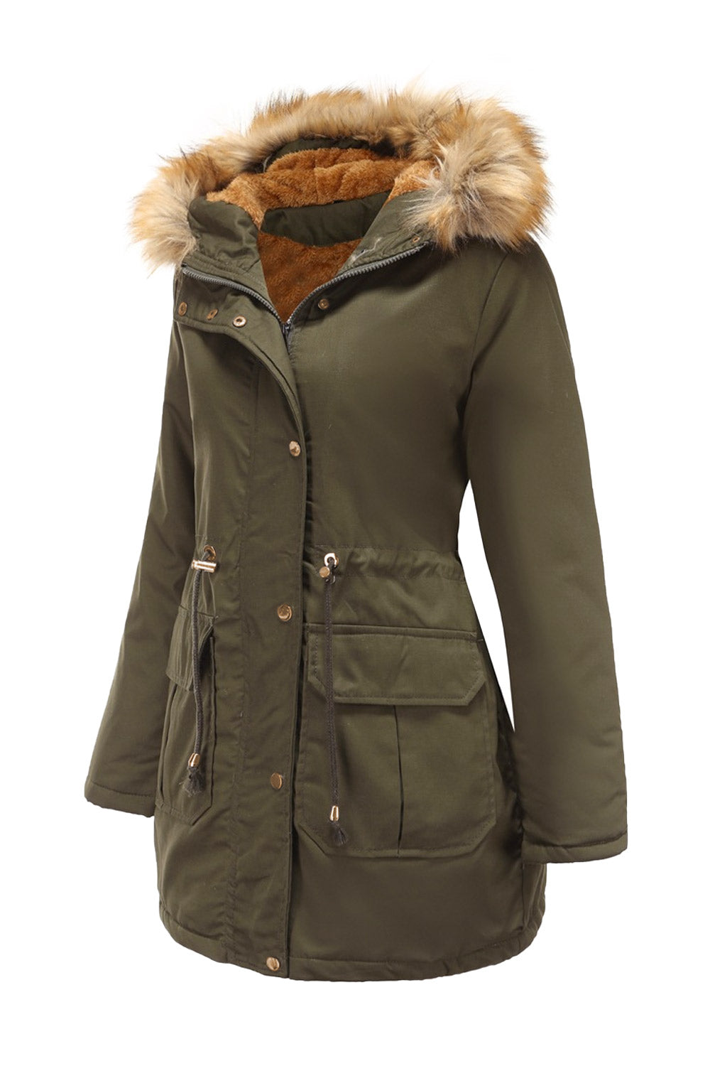 Winter Casual Zip-up Coat Jacket