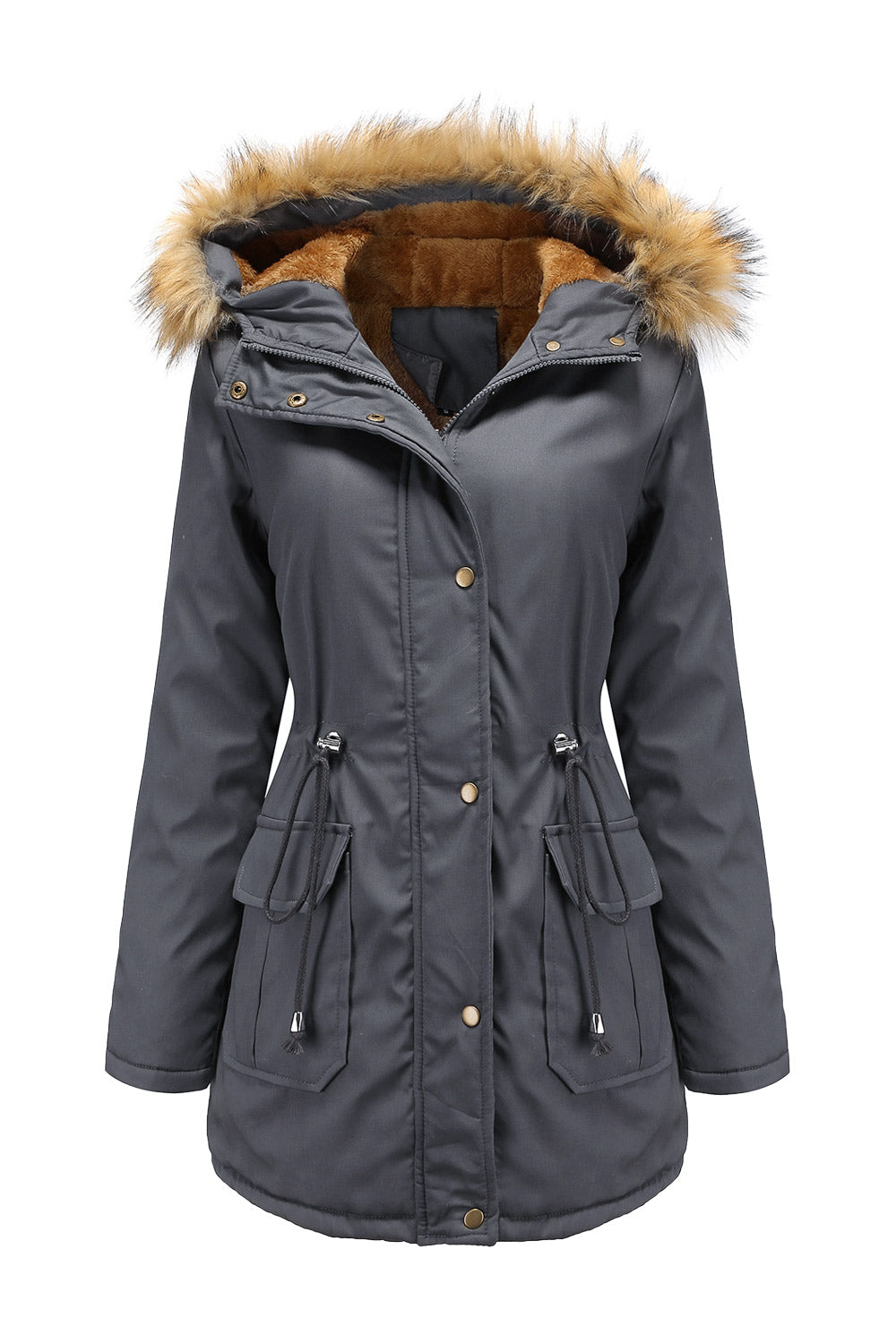 Winter Casual Zip-up Coat Jacket