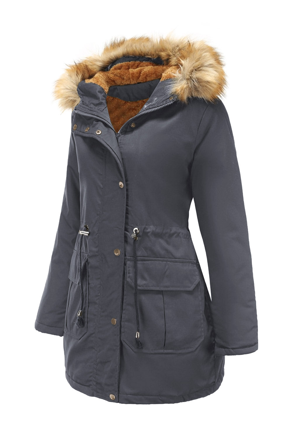 Winter Casual Zip-up Coat Jacket