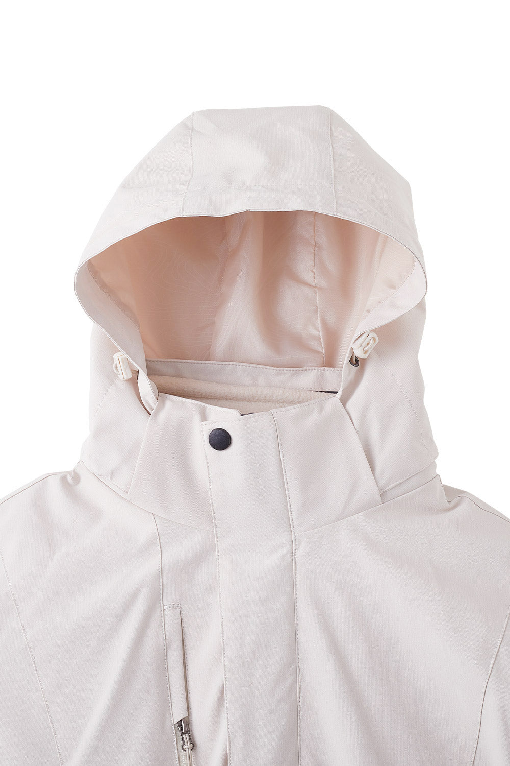 Waterproof Hardshell Jacket with Fleece Lining