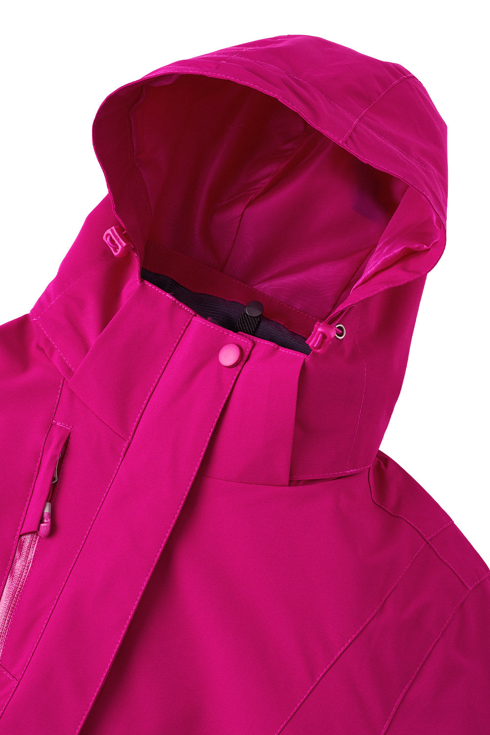 Waterproof Hardshell Jacket with Fleece Lining