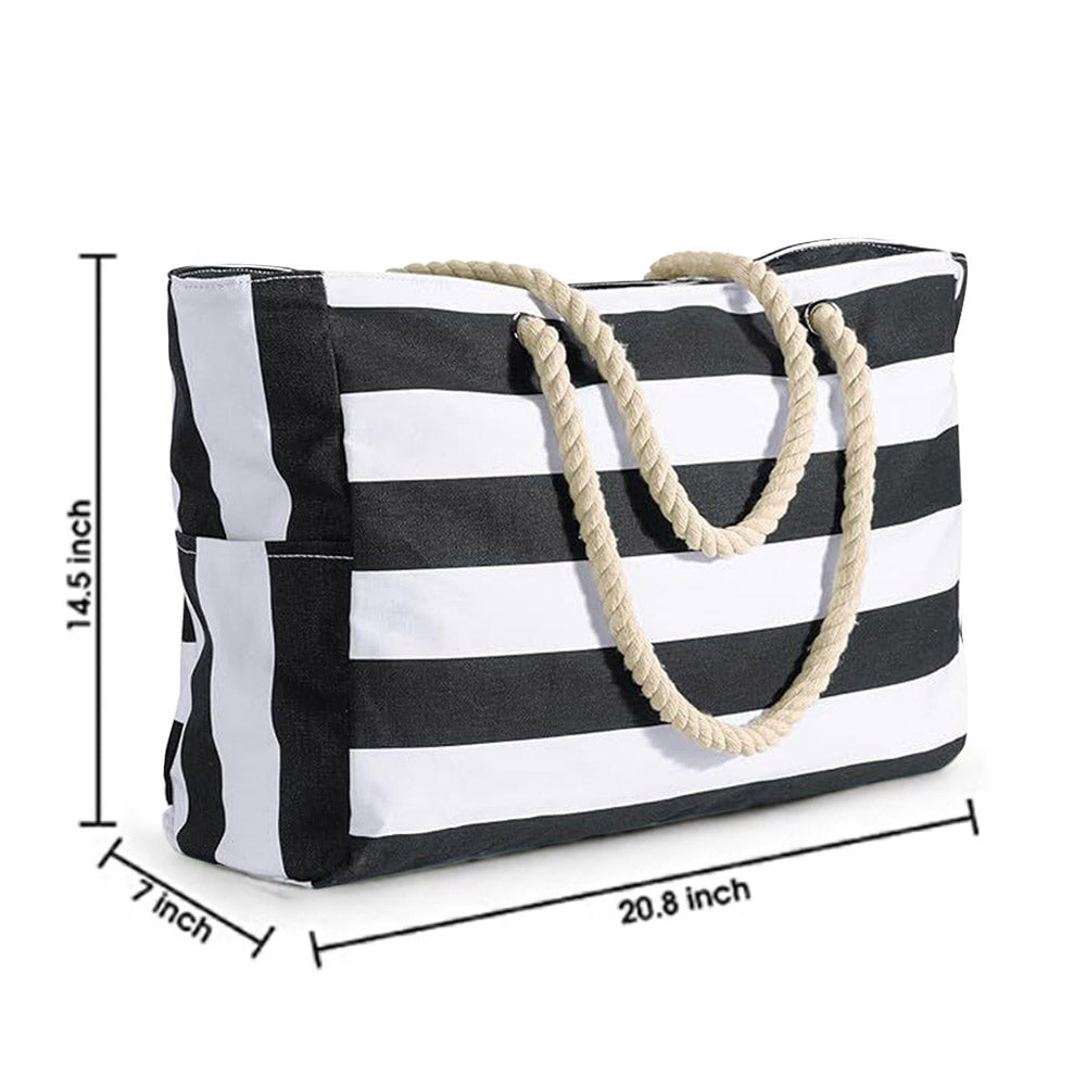 Polyester Large Capacity Tote Bag Beach Bag