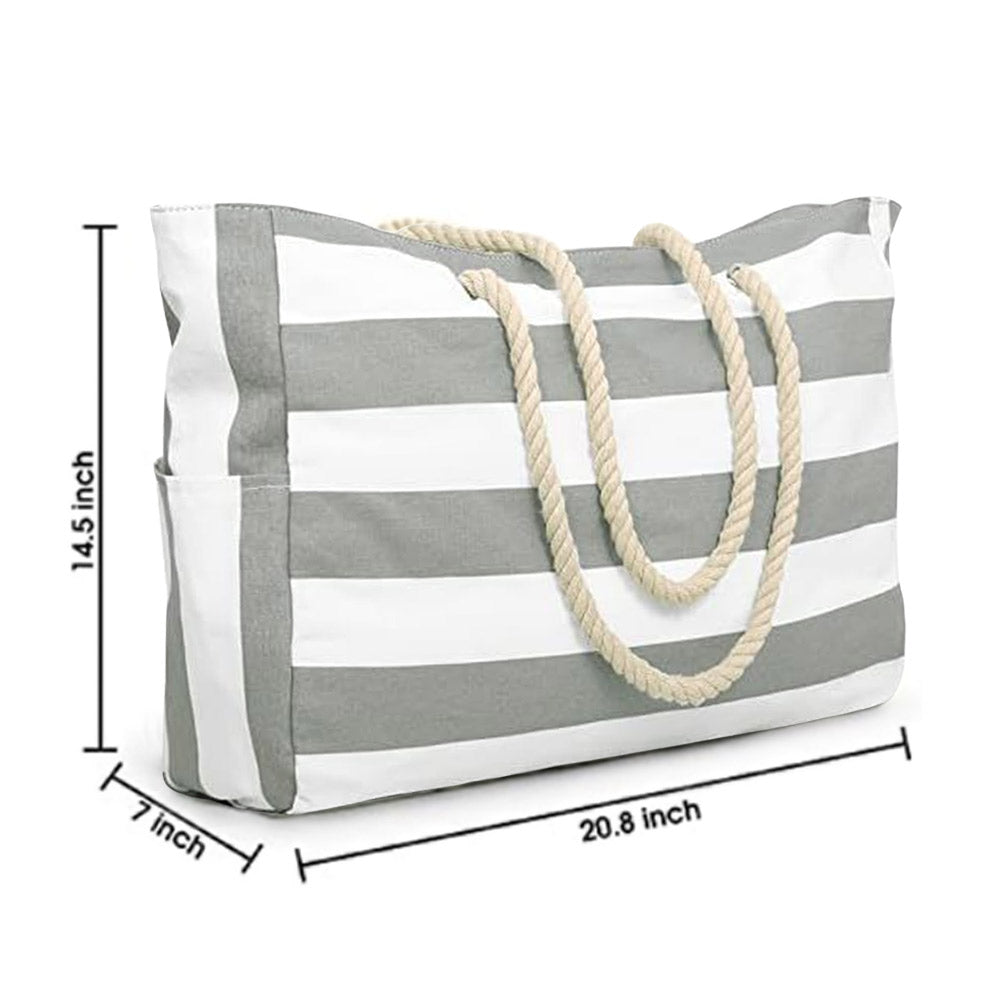 Polyester Large Capacity Tote Bag Beach Bag